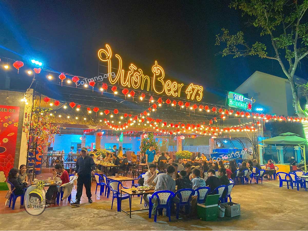 Vườn Beer 473 Quảng Ngãi - Toạ độ ăn nhậu cực Chill, menu, review