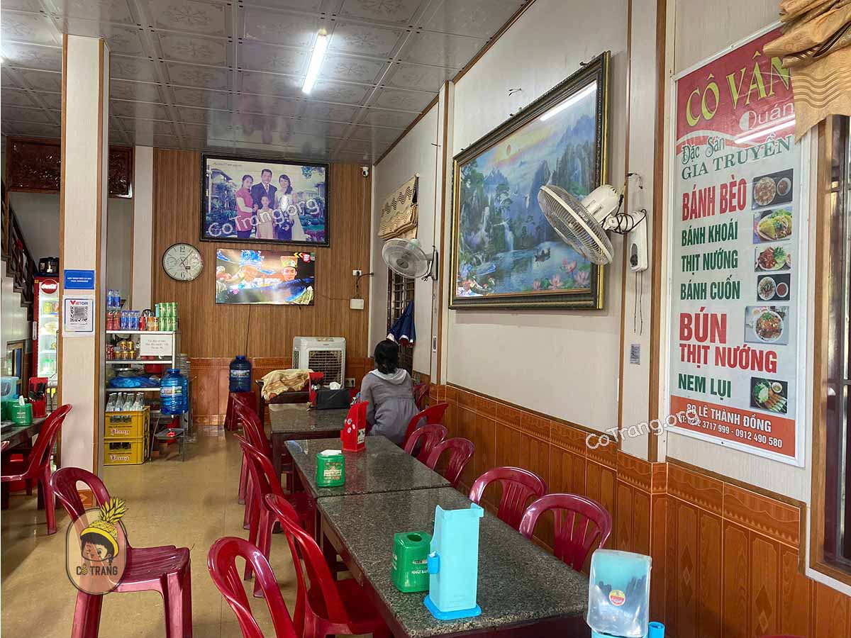 Menu tại Bánh Bèo Cô Vân - Đồng Hới