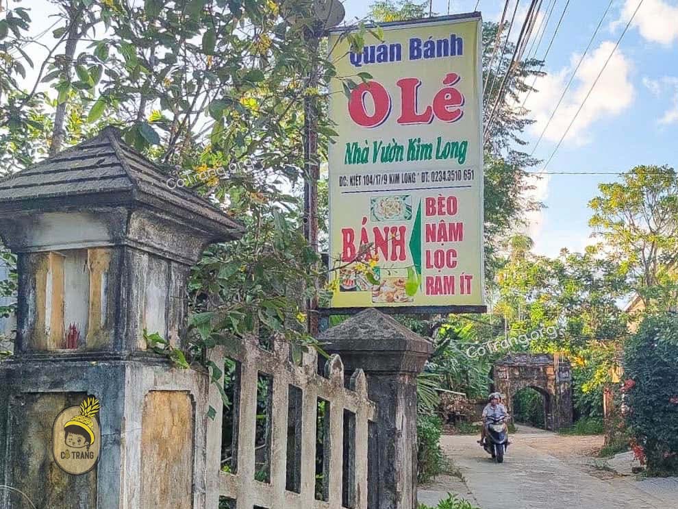 Quán Bánh Bèo Nậm Lọc O Lé - Quán ăn lâu đời và bình dị của người dân Huế, menu, review