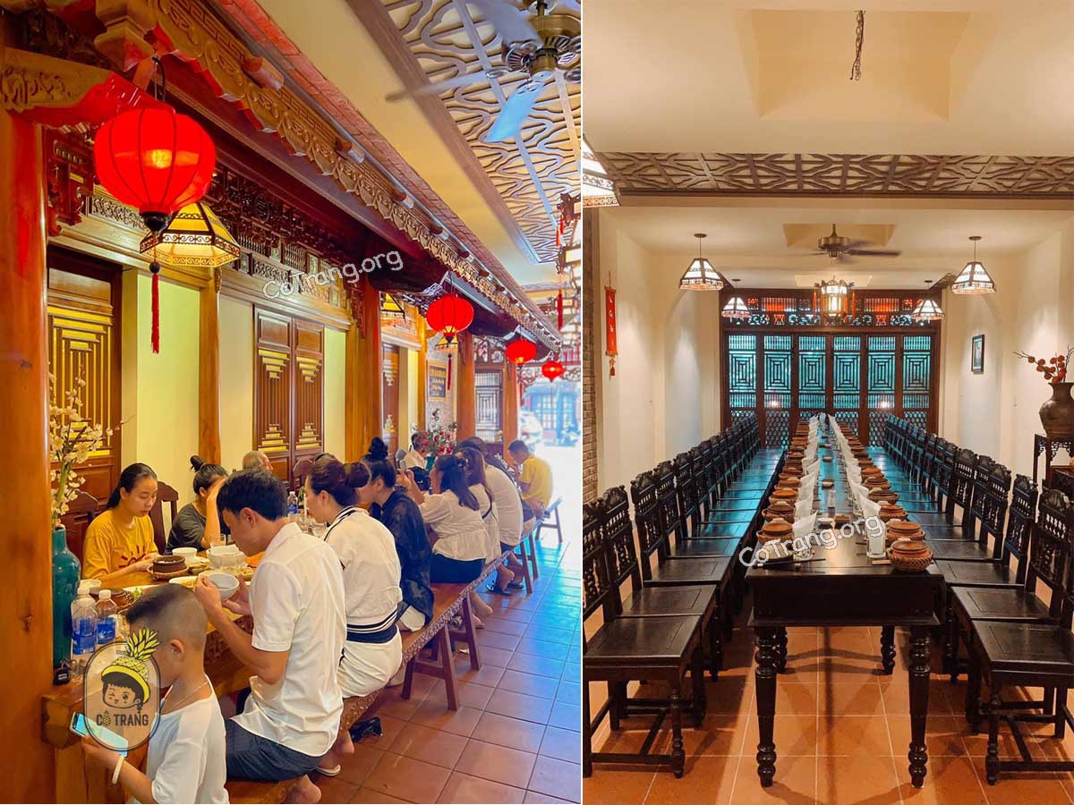 Không gian tại Nhà Hàng Không Gian Xưa Huế