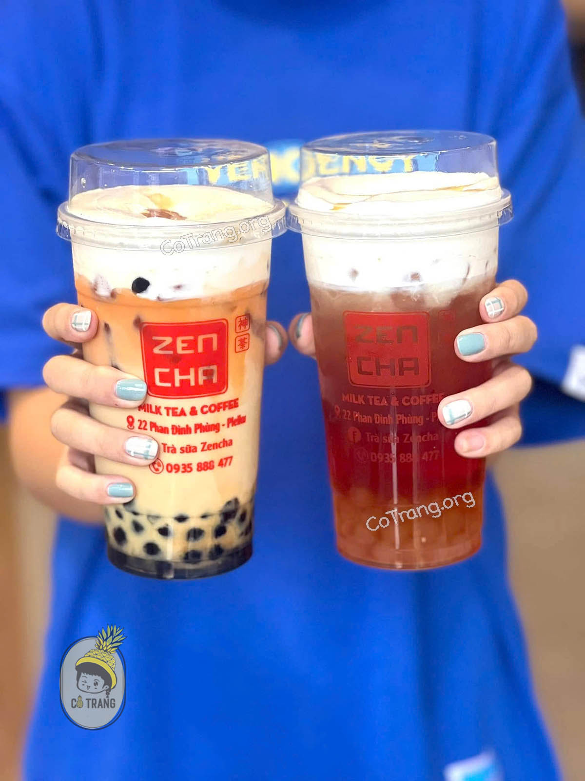 Menu tại Trà sữa Zencha Gia Lai