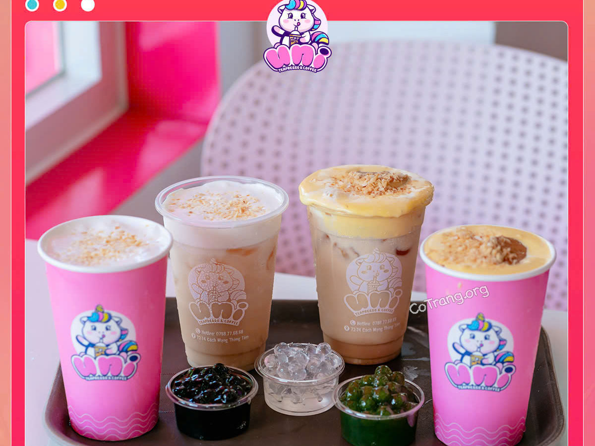 Menu tại Uni Teapresso & Coffee Quảng Ngãi 