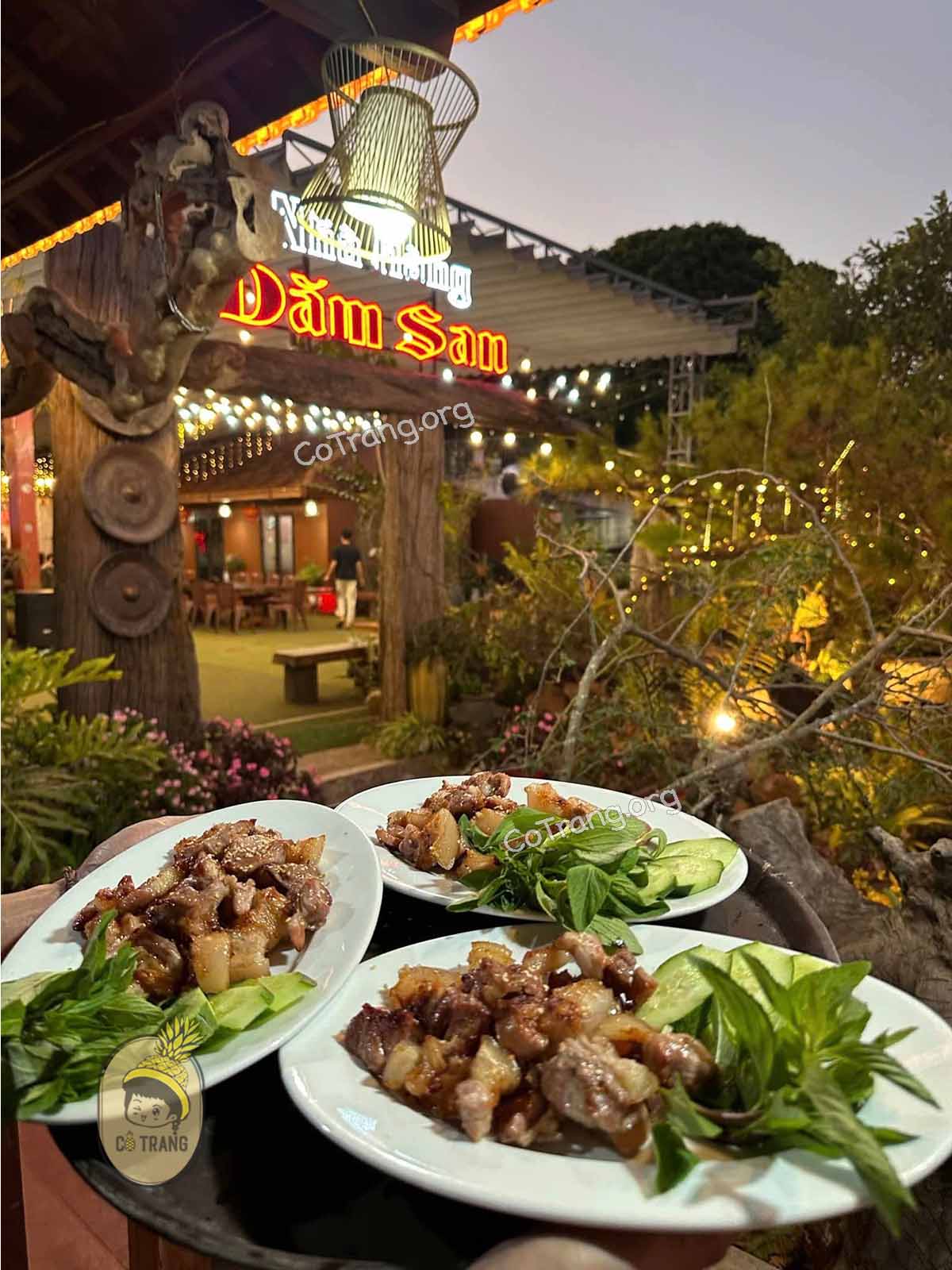 Nhà hàng Dăm San - 193 Trần Quý Cáp, Pleiku, Gia Lai