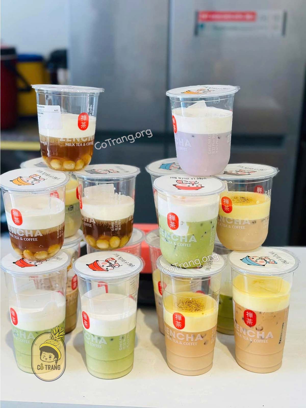 Menu tại Trà sữa Zencha Gia Lai