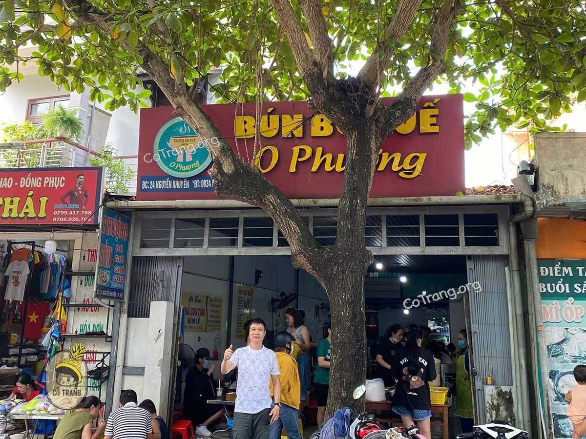 Bún Bò Huế O Phượng - Quán Bún Bò nổi tiếng và lâu đời tại Huế, menu, review
