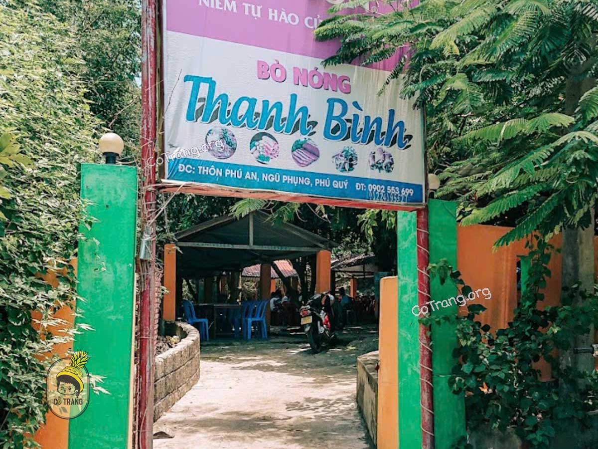 Các quán Bò Nóng Ngon tại Phú Quý
