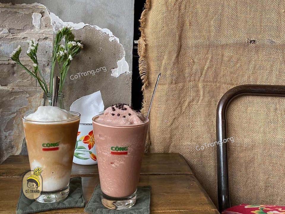 Menu thức uống tại Cộng Cafe Sapa