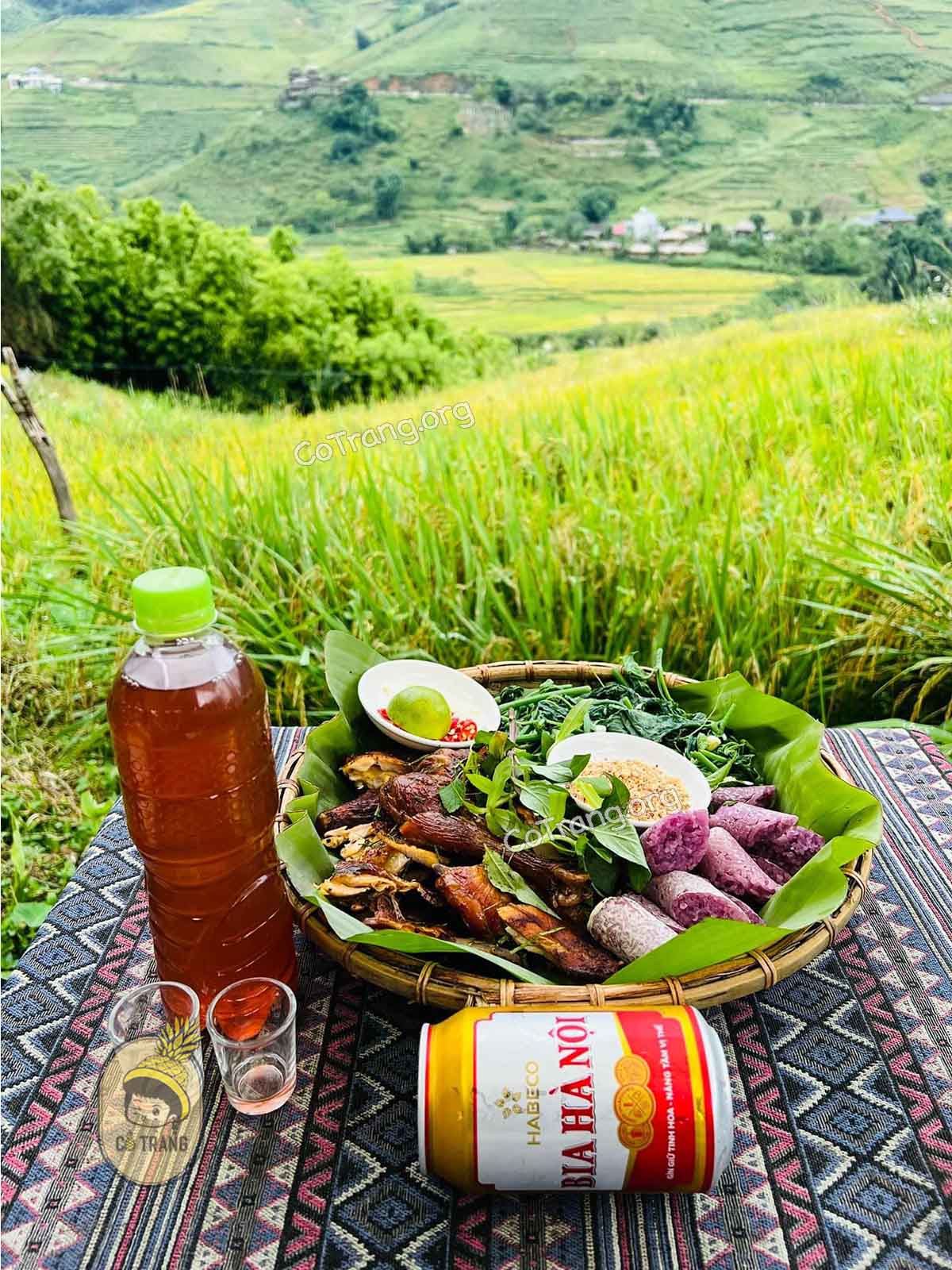 Menu tại Lúa Cafe Sapa