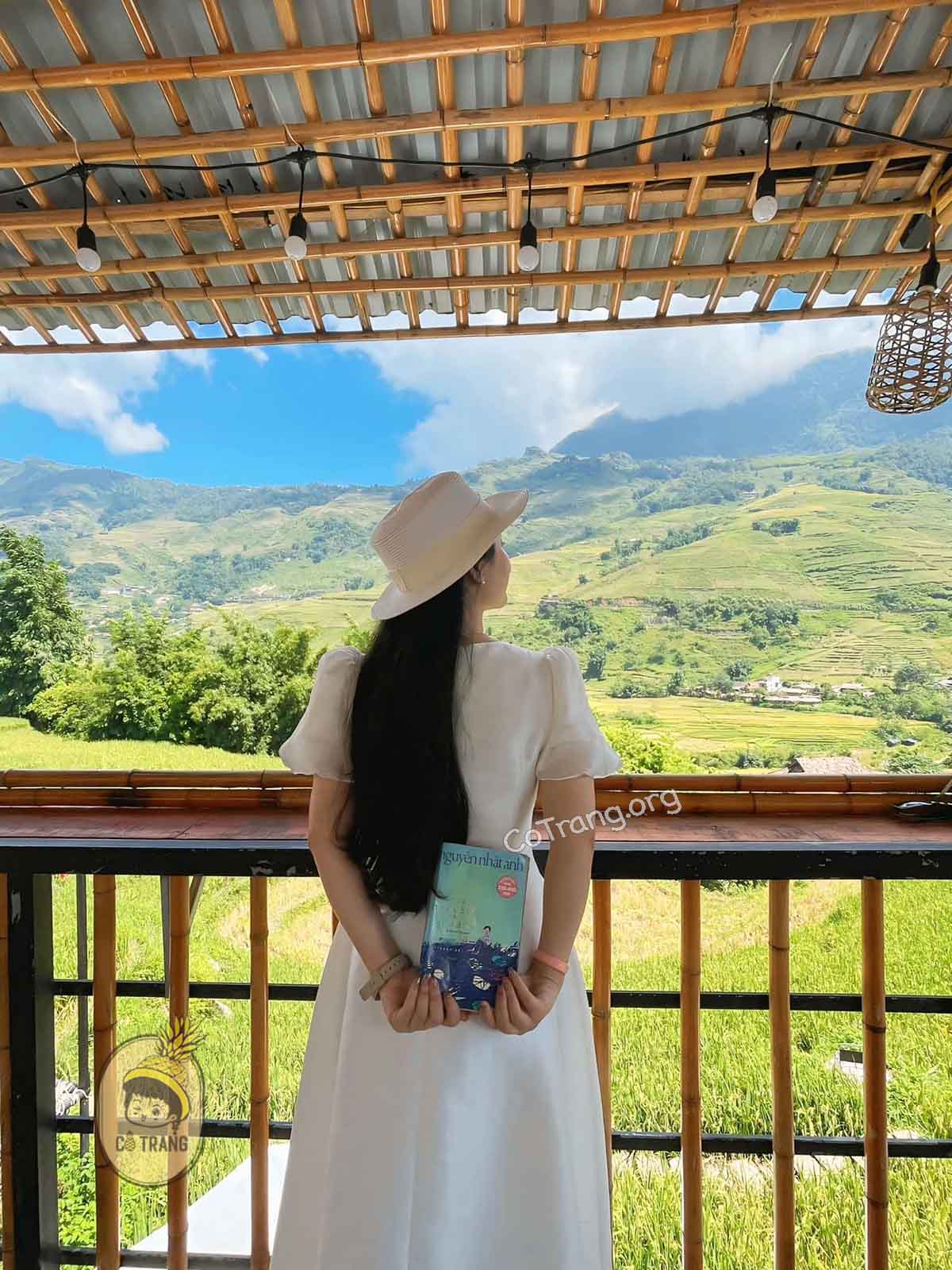 Góc checkin tại Lúa Cafe Sapa