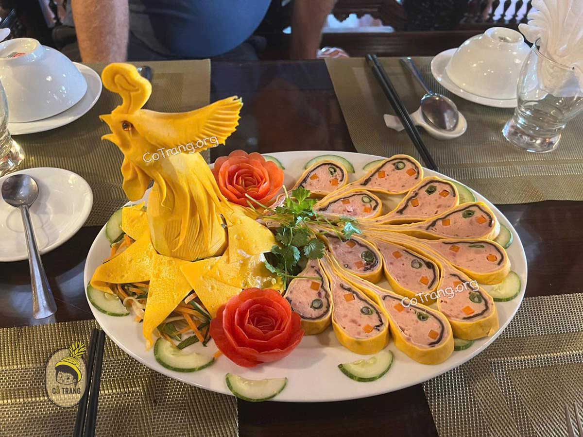 Menu tại Nhà Hàng Không Gian Xưa Huế