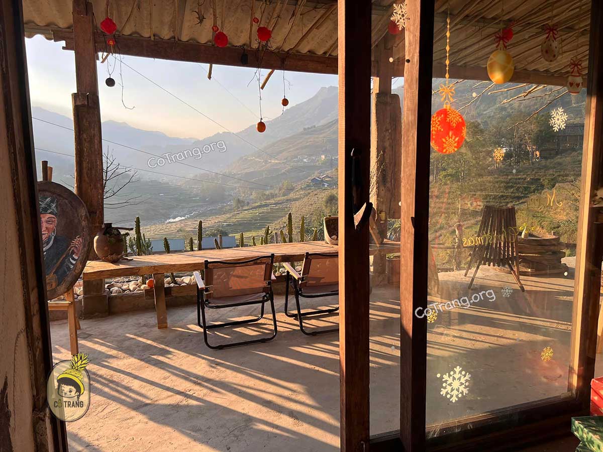 Không gian thực tế tại Pavi Garden Coffee Sapa 