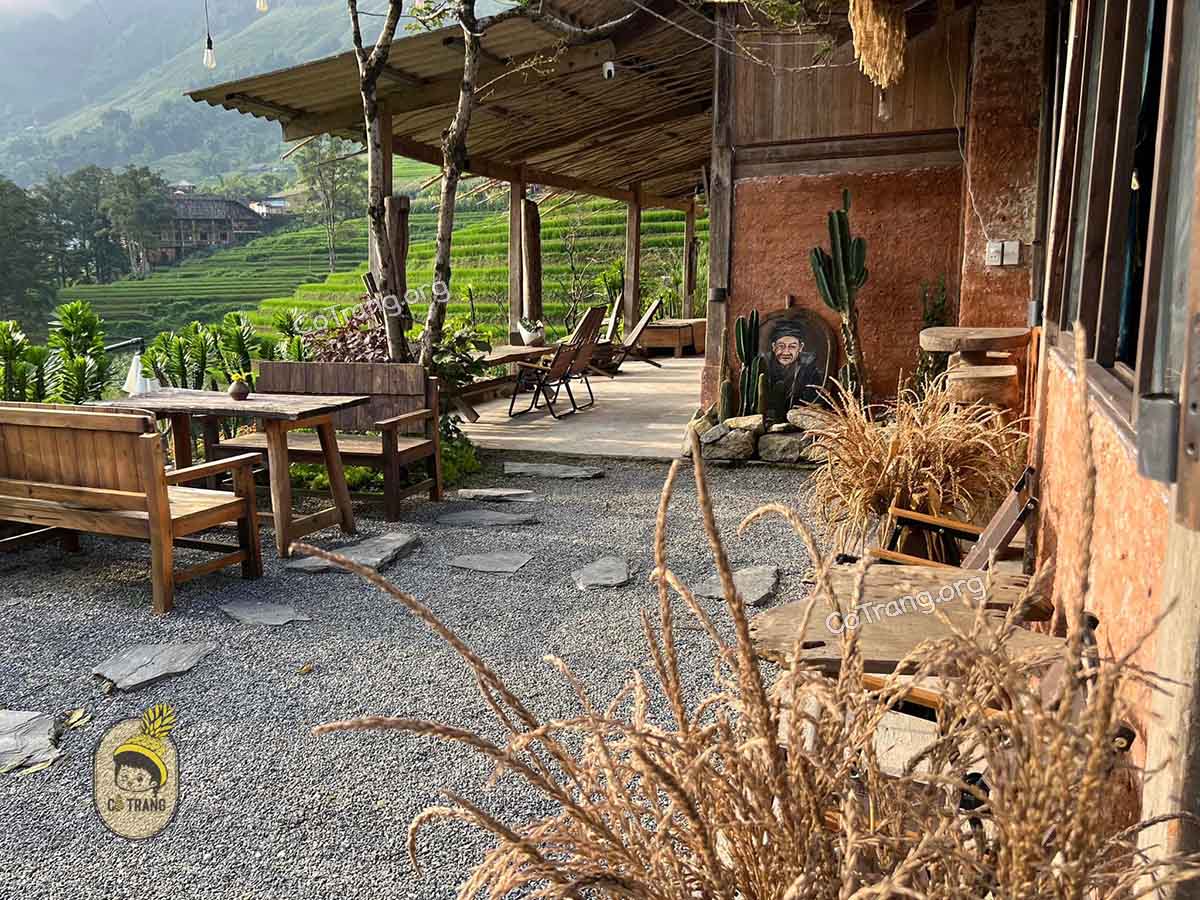 Không gian thực tế tại Pavi Garden Coffee Sapa 