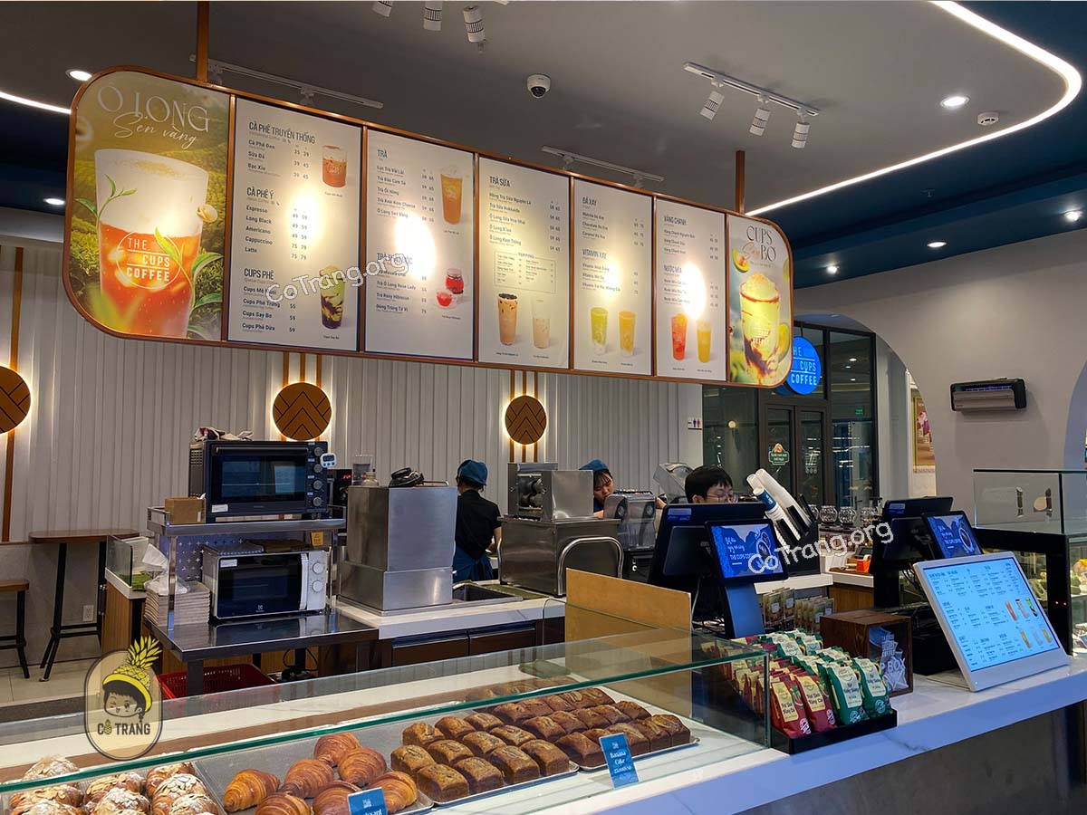 Không gian tại The Cups Coffee Đà Nẵng