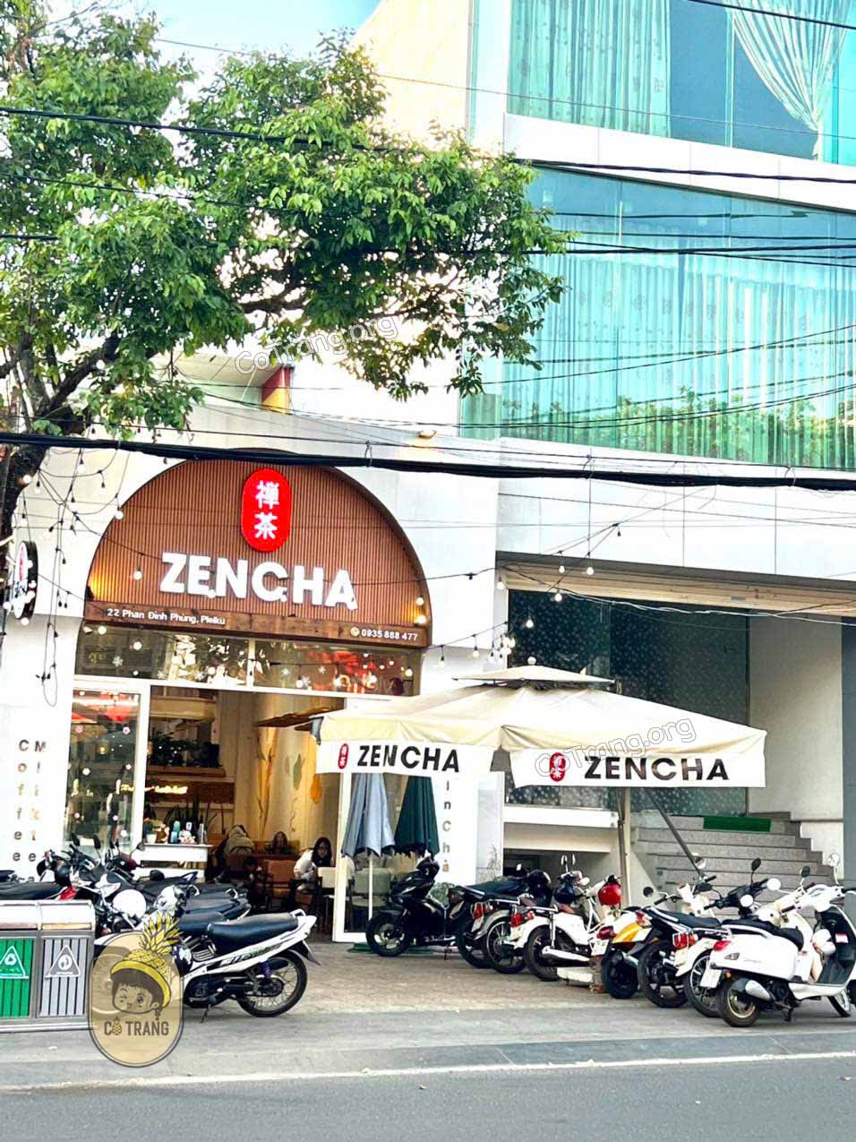 Không gian tại Trà sữa Zencha Gia Lai