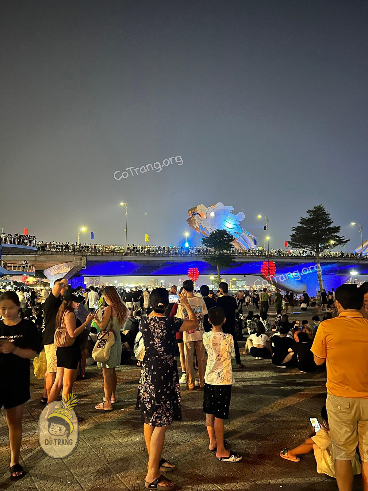 Góc sống ảo cực chill tại Cầu Rồng Đà Nẵng (ảnh sưu tầm)