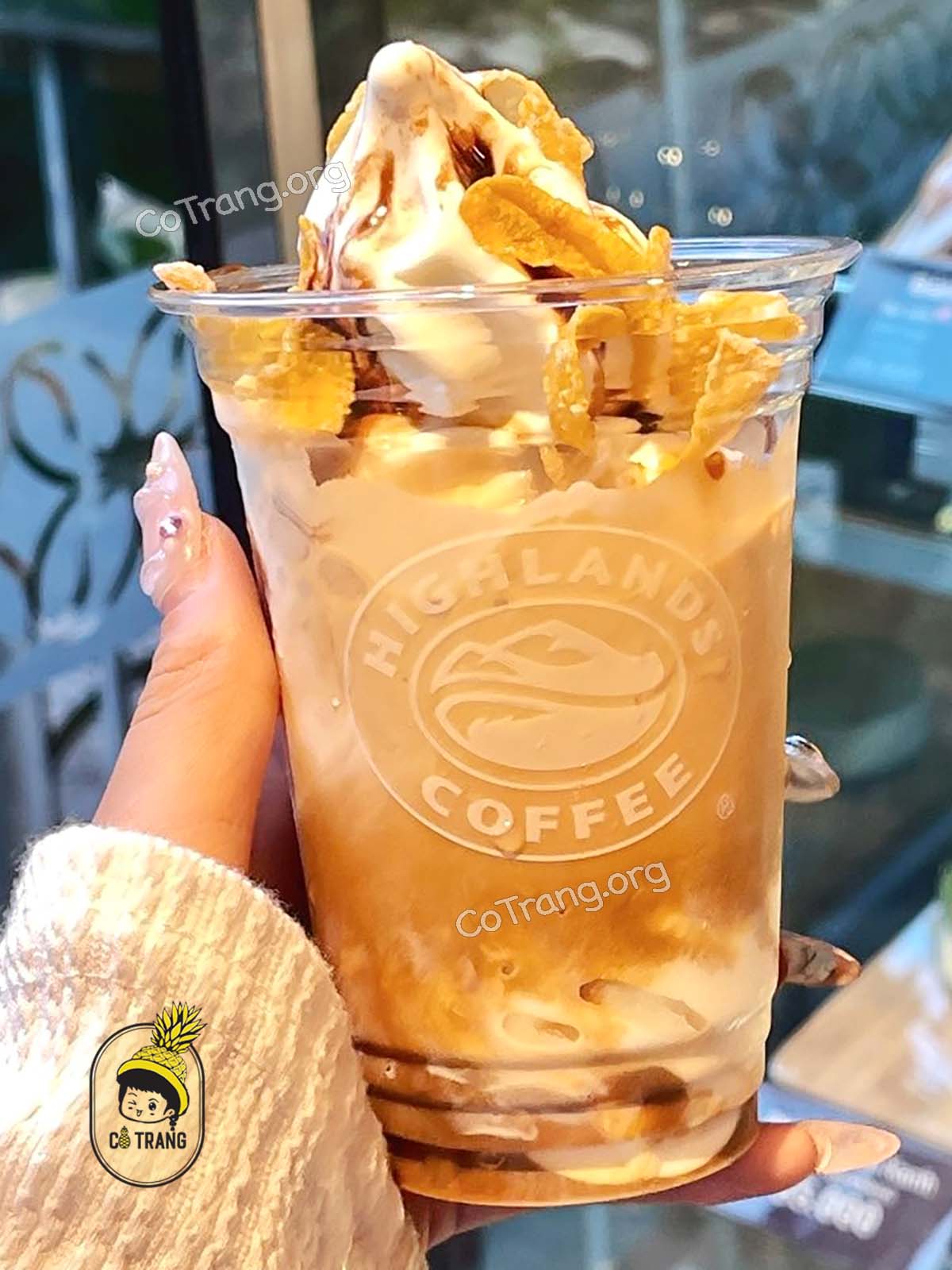 Menu Thực đơn và đồ uống thực tế tại Highland Coffee Hội An