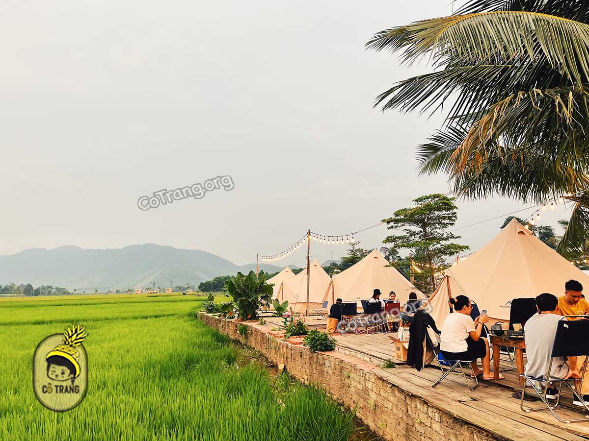 Không gian thực tế tại Hoà Bắc Ecolodge Camping Đà Nẵng 