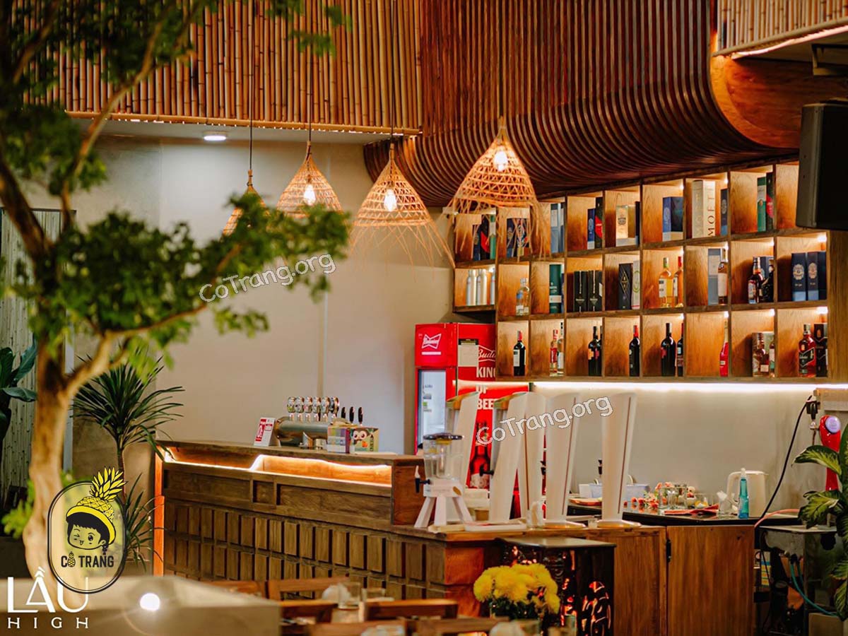 Không gian thực tế tại Lầu High Food & Beer Đà Nẵng
