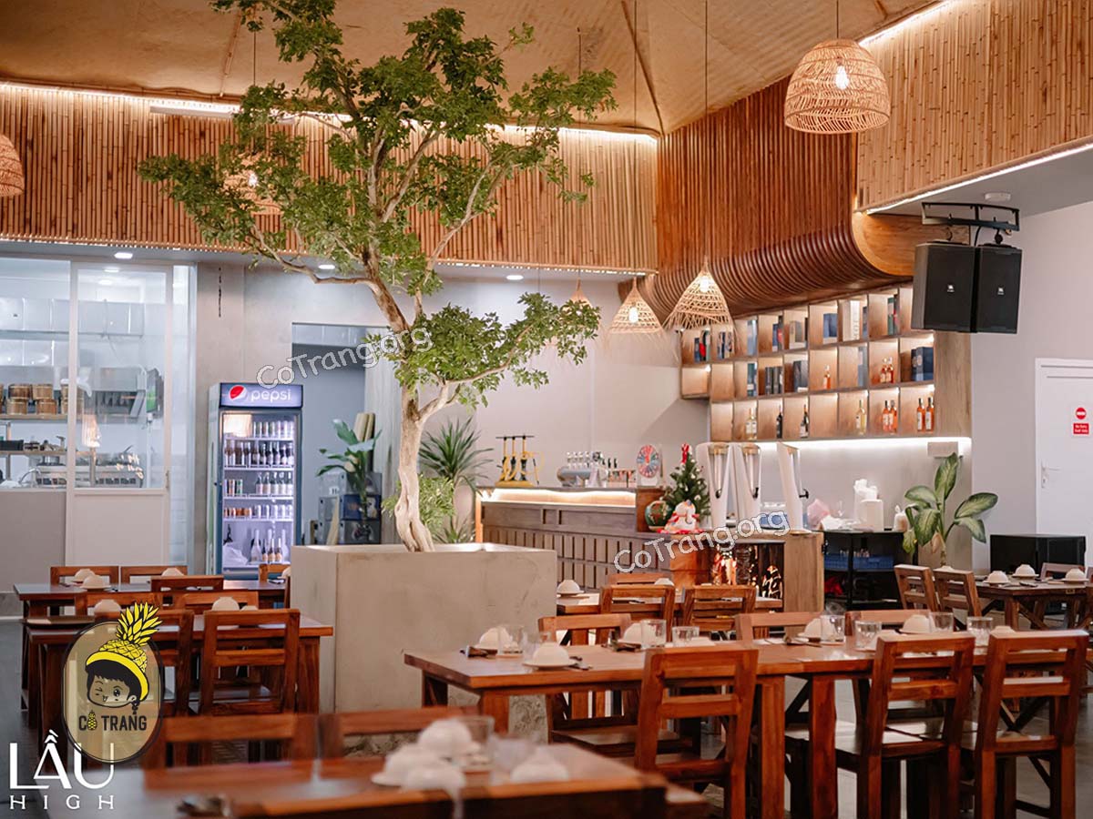 Không gian thực tế tại Lầu High Food & Beer Đà Nẵng