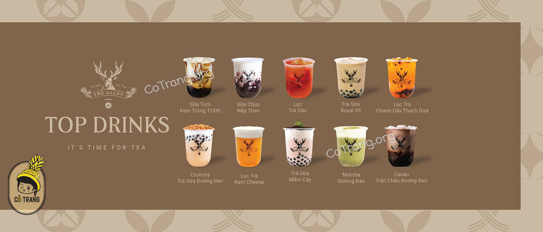 Menu Thực đơn tại The Alley Đà Nẵng