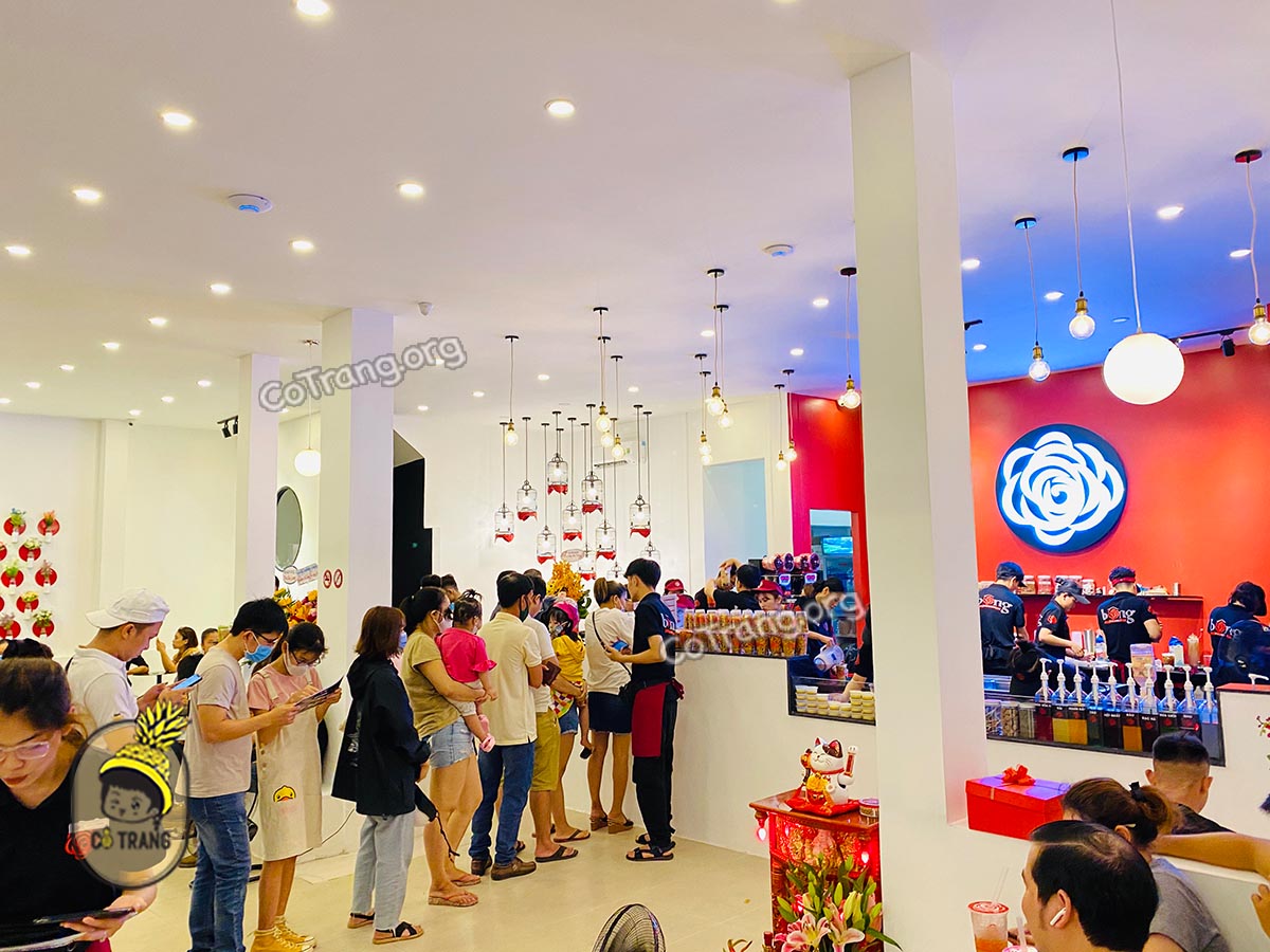 Không gian thực tế tại Trà Sữa Bông Đà Nẵng