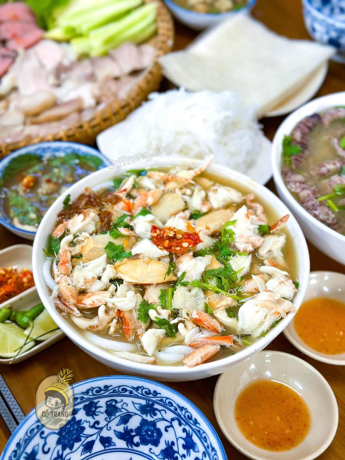 Menu món ăn tại Bếp Bé Ba Nha Trang