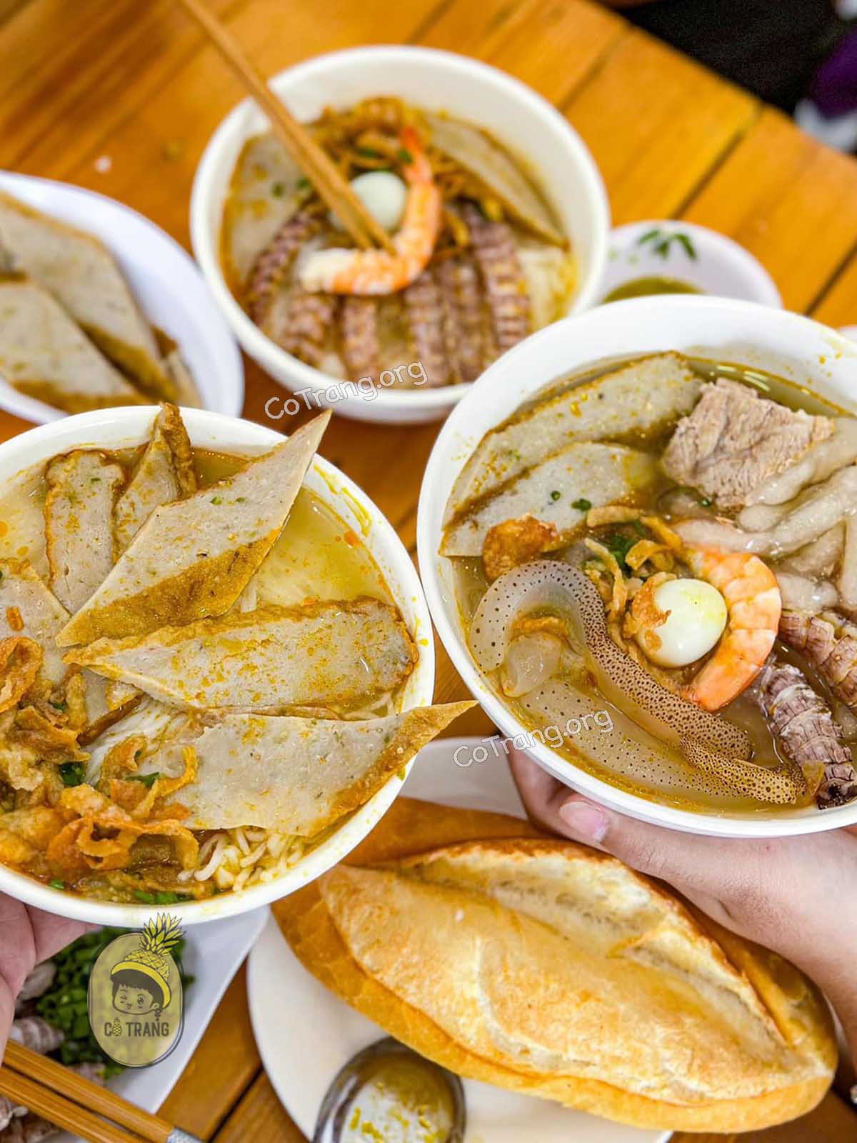Menu món ăn tại Bánh Canh Tôm Tít Thiên Ân Nha Trang