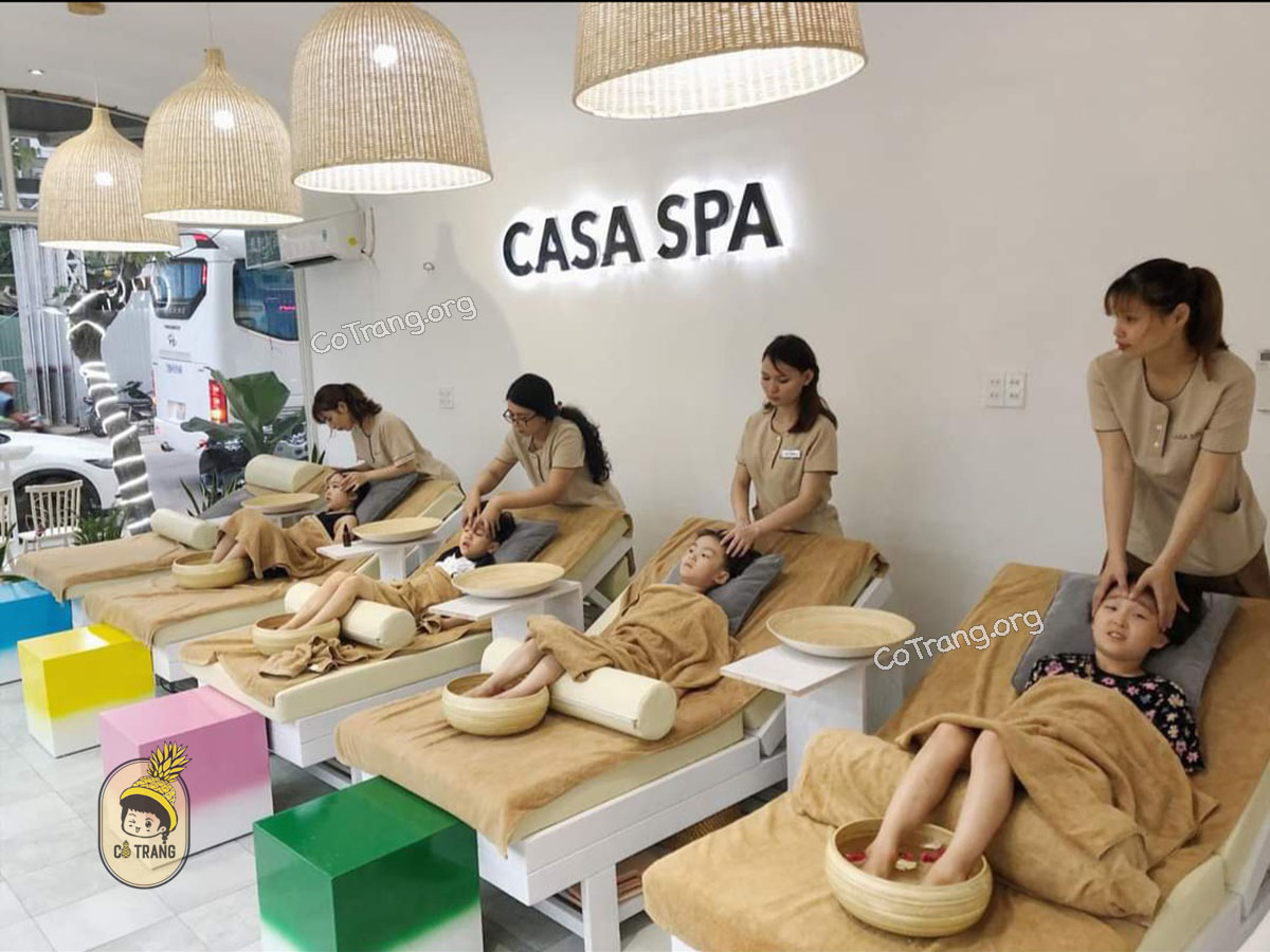 Bảng giá dịch vụ và không gian thực tế tại Casa Spa 