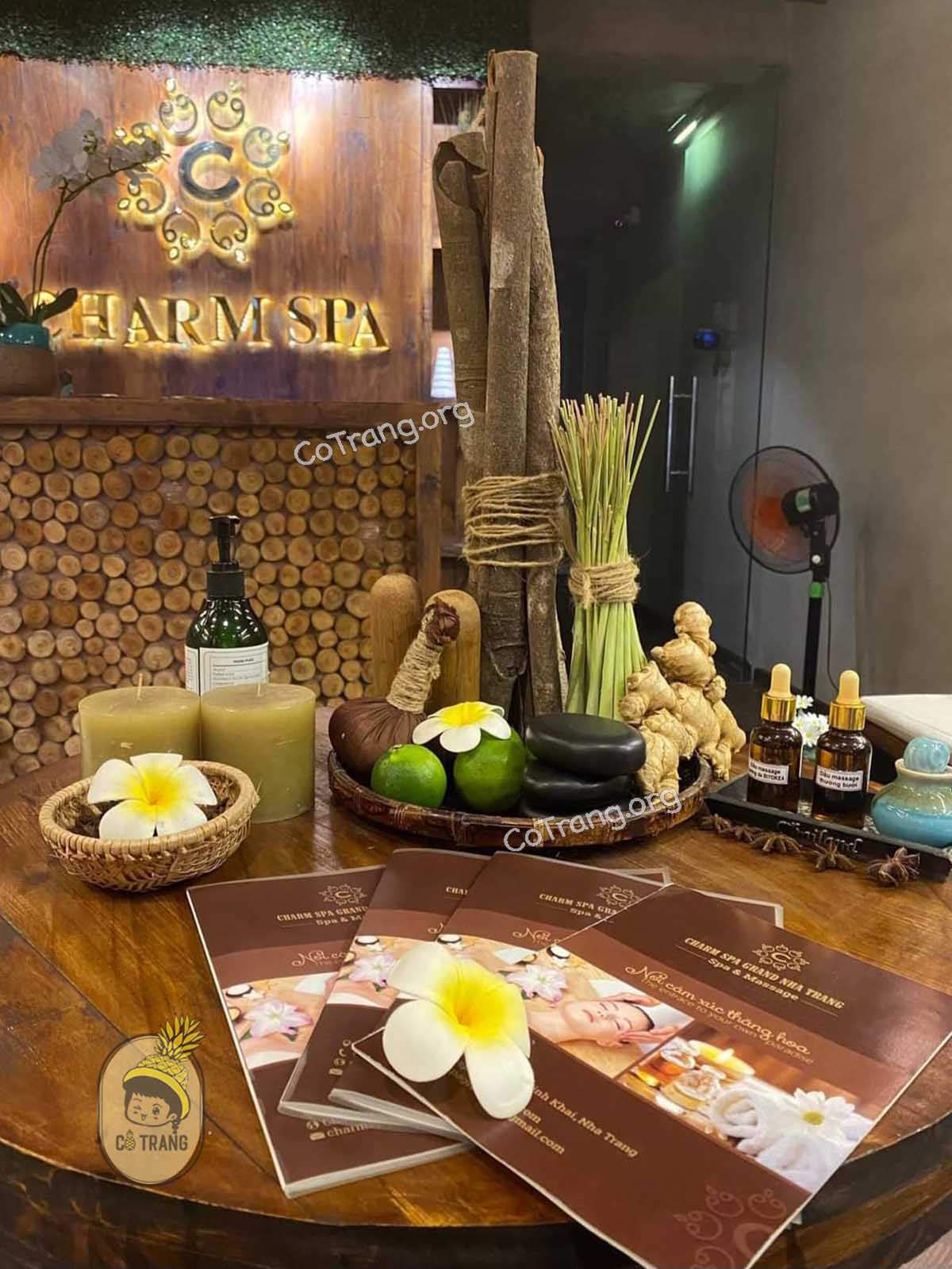 Không gian thực tế tại Charm Spa Nha Trang