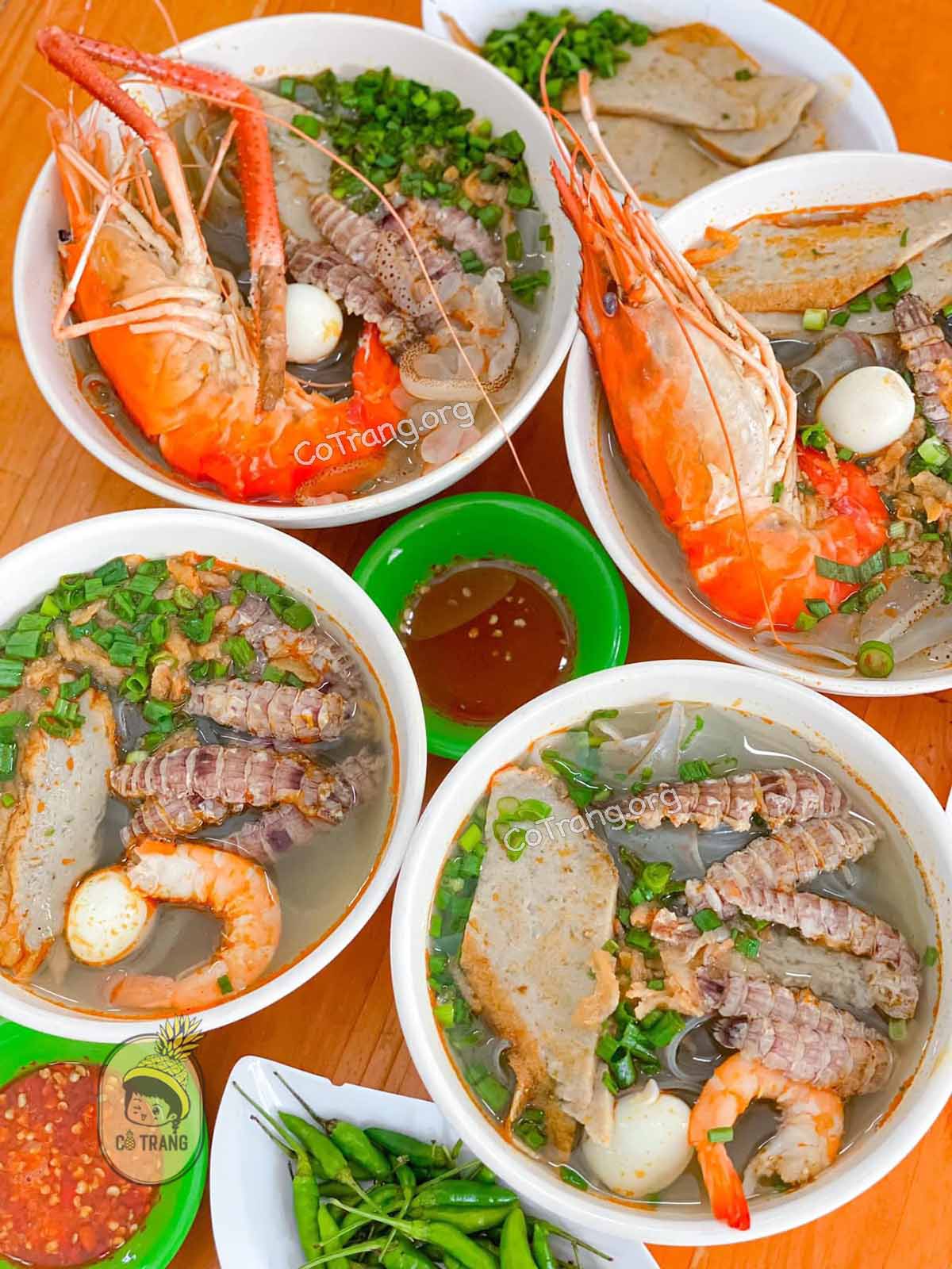 Menu món ăn tại Bánh Canh Tôm Tít Thiên Ân Nha Trang