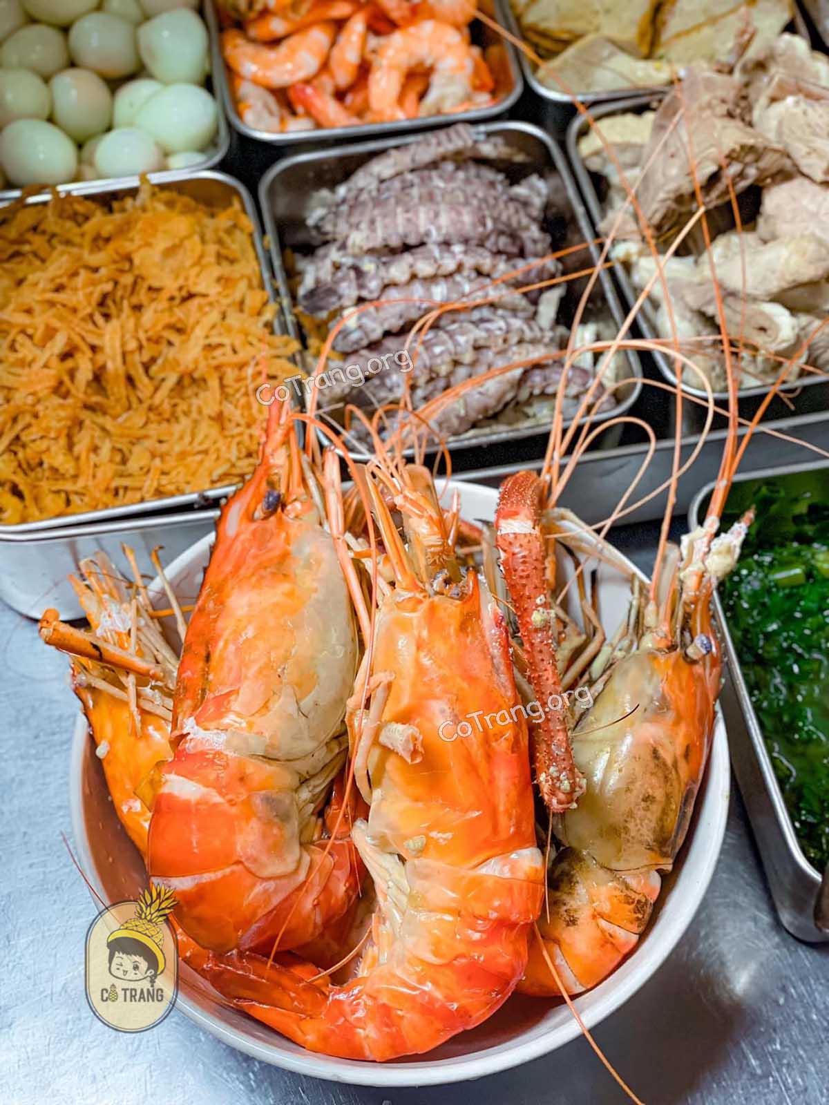 Menu món ăn tại Bánh Canh Tôm Tít Thiên Ân Nha Trang