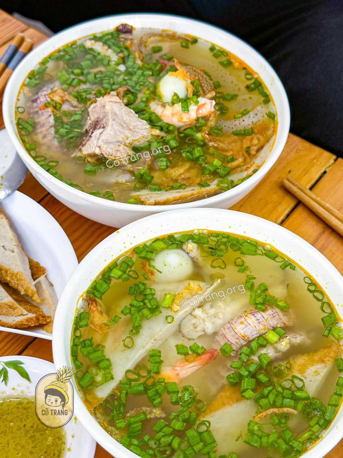 Menu món ăn tại Bánh Canh Tôm Tít Thiên Ân Nha Trang