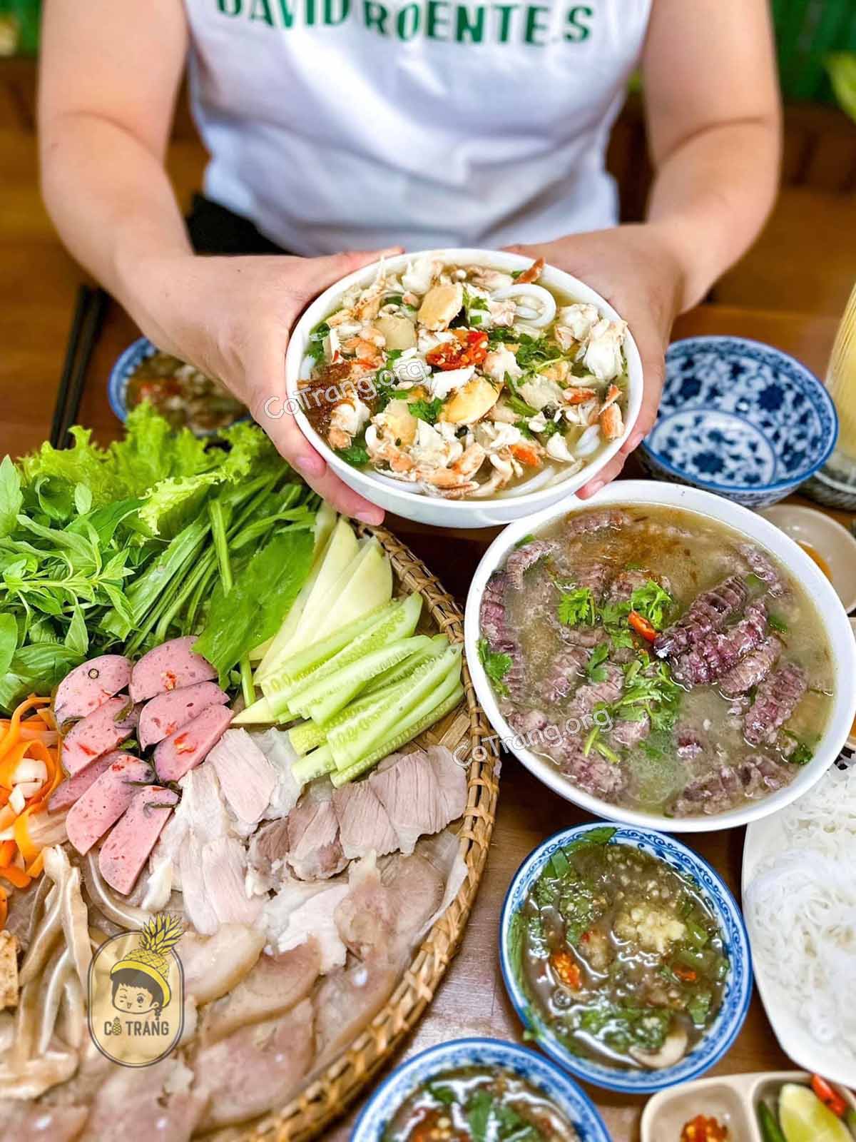 Menu món ăn tại Bếp Bé Ba Nha Trang