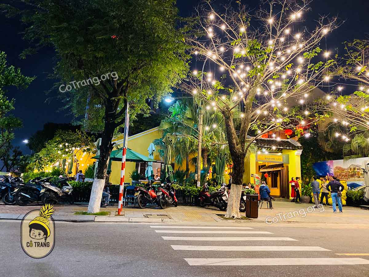 Không gian và món ăn tại Nhà Hàng Madame Lân Đà Nẵng 