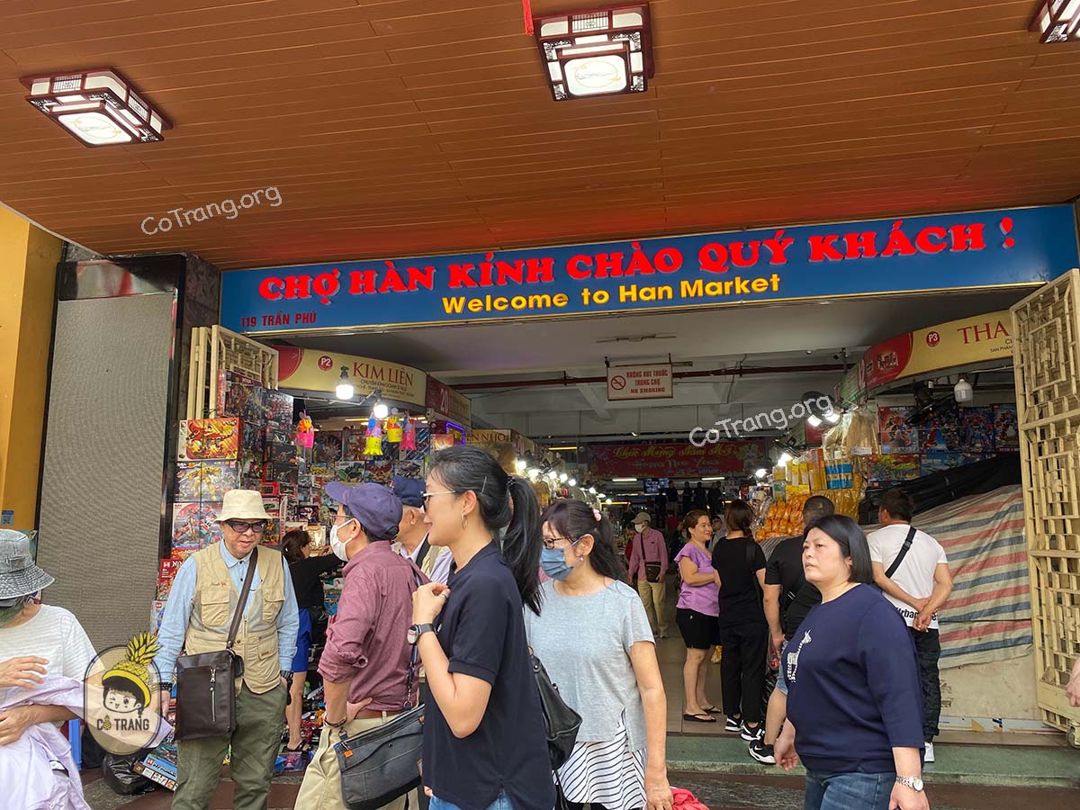 Không gian thực tế tại Chợ Hàn Đà Nẵng