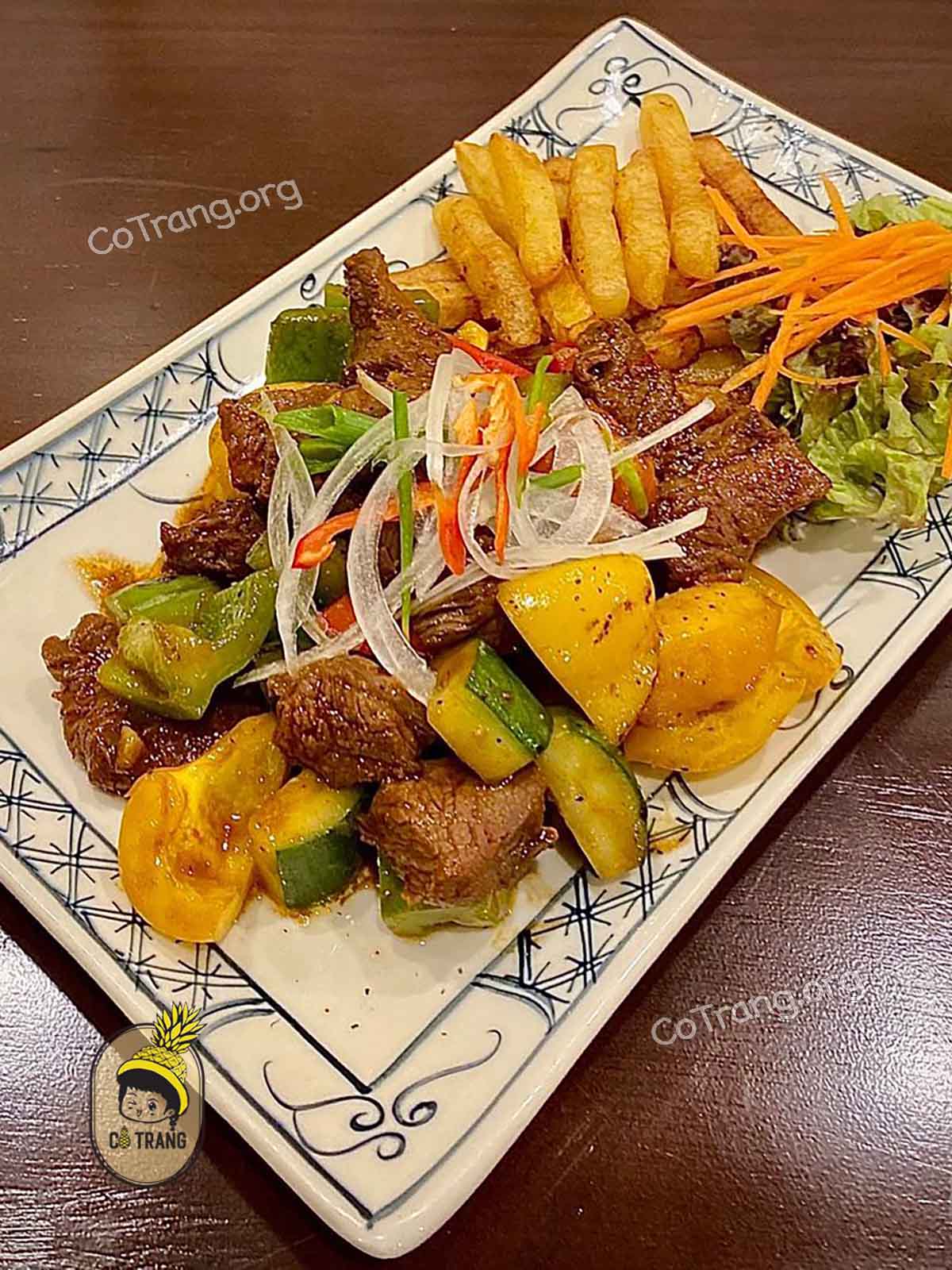 Menu thực đơn tại Nhà Hàng Phở House Đà Nẵng