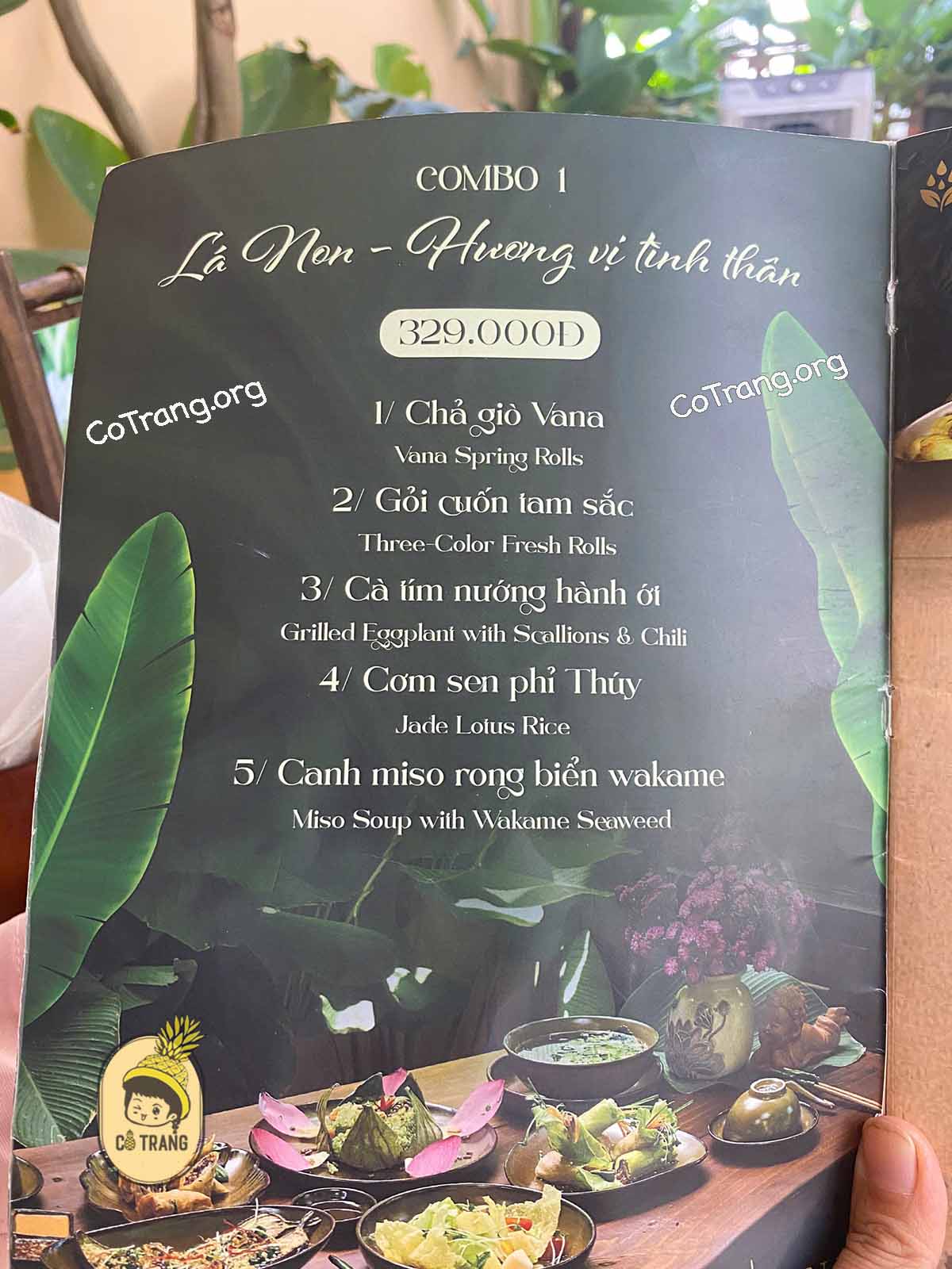 Menu Và Các Món Ăn Tại Nhà hàng chay VaNa Vegan, Đà Nẵng
