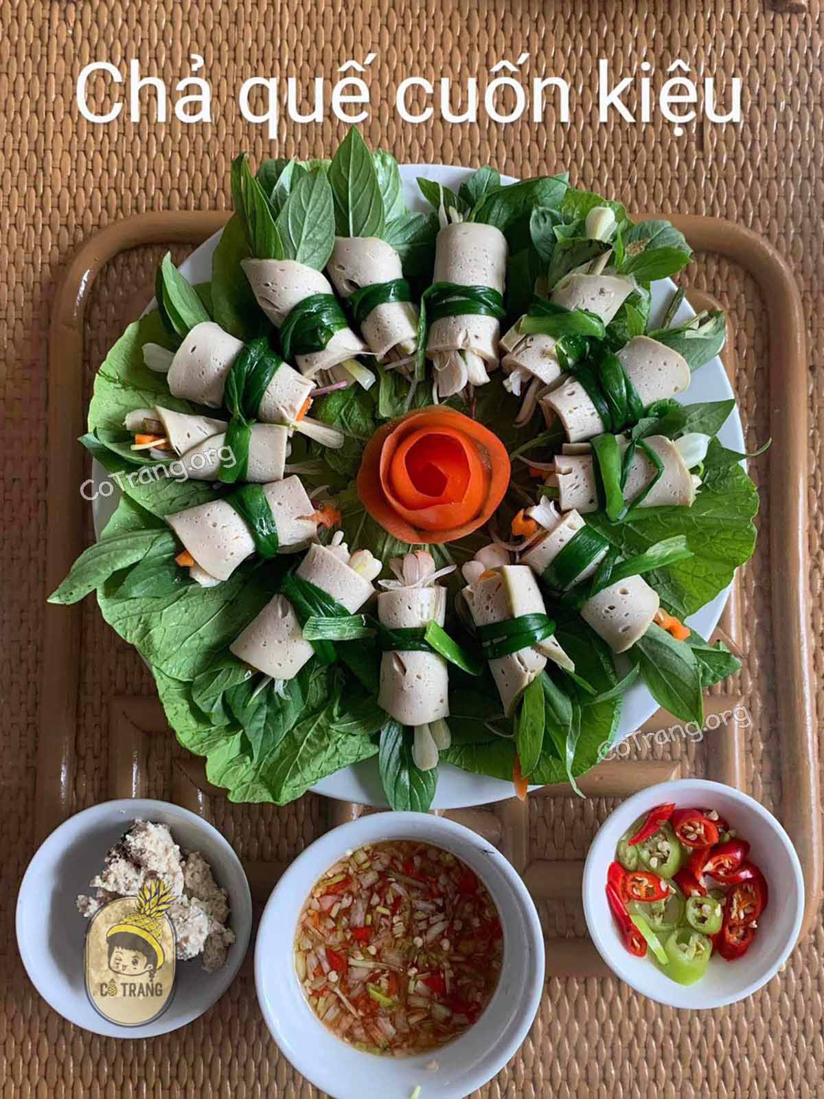 Các món ăn tại nhà hàng Bồ Đề Huế.