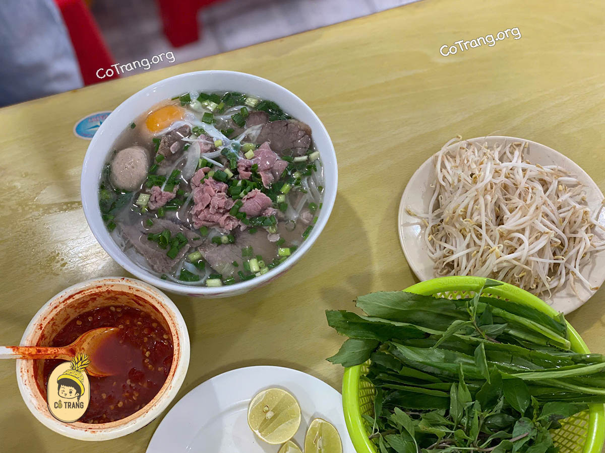 Menu Và Các Món Ăn Tại Phở Bắc 63 Đà Nẵng