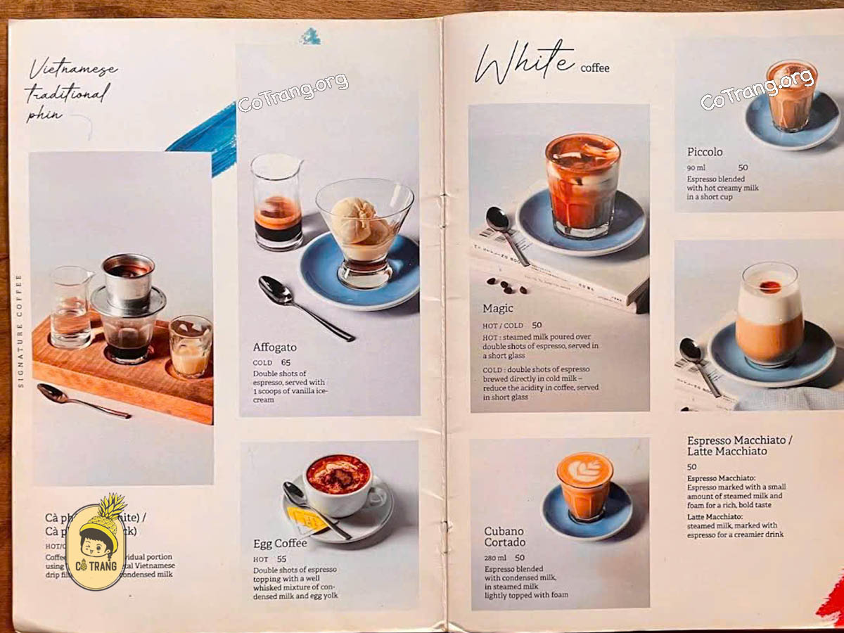 Menu Và Thức Uống Tại The Espresso Station - Hội An