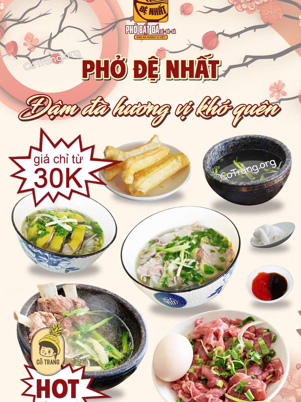 Menu Và Các Món Ăn Tại Phở Bát Đá, Quảng Ngãi
