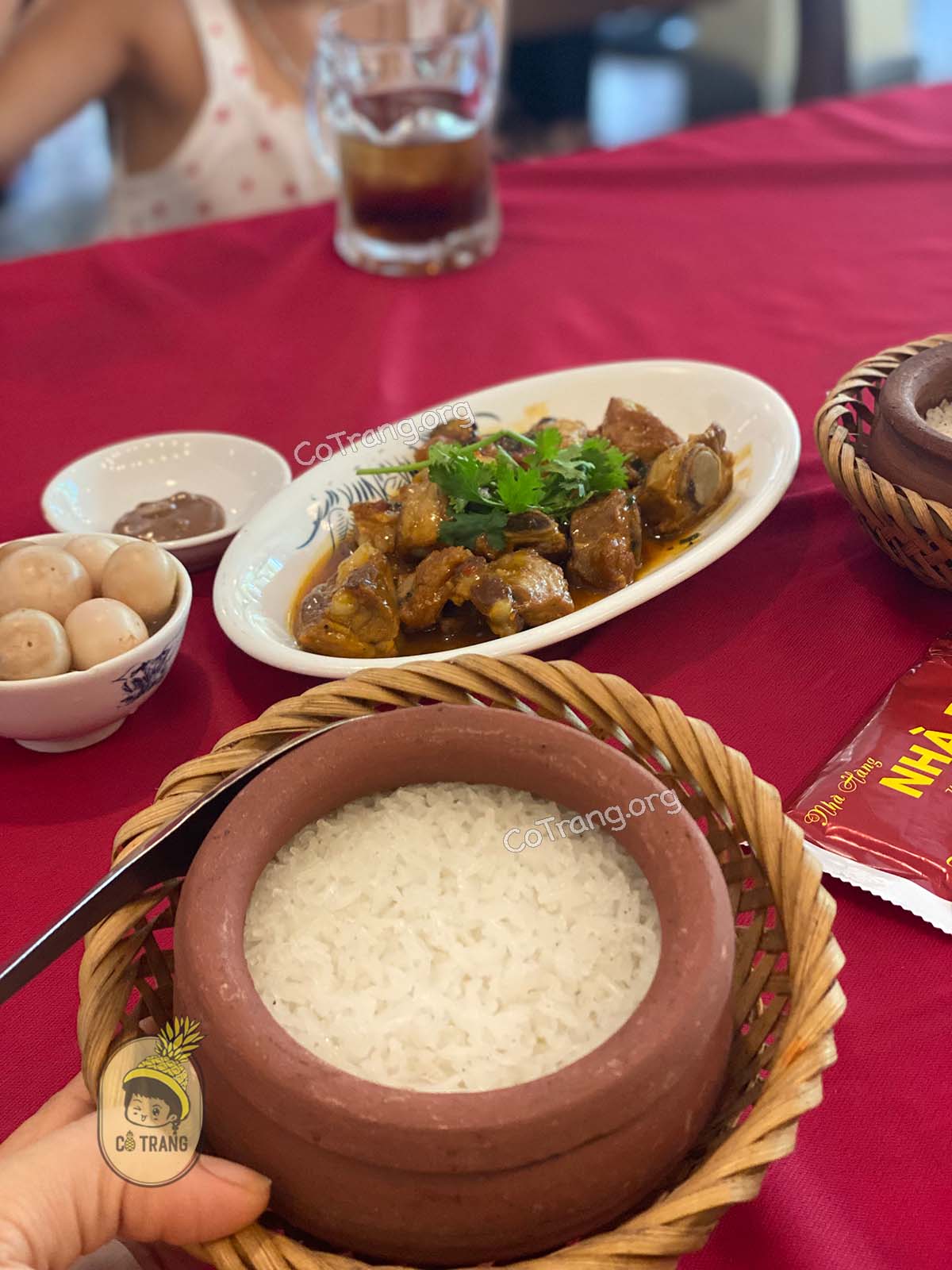 Menu thức ăn tại Cơm Niêu Nhà Đỏ Đà Nẵng