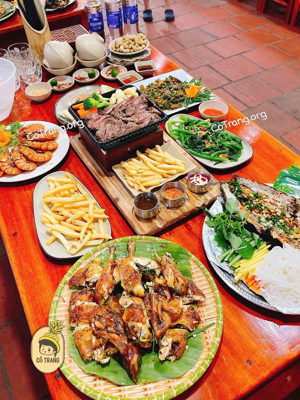 Menu Và Các Món Ăn Tại Hoa Sơn Bổn Quán, Vinh, Nghệ An