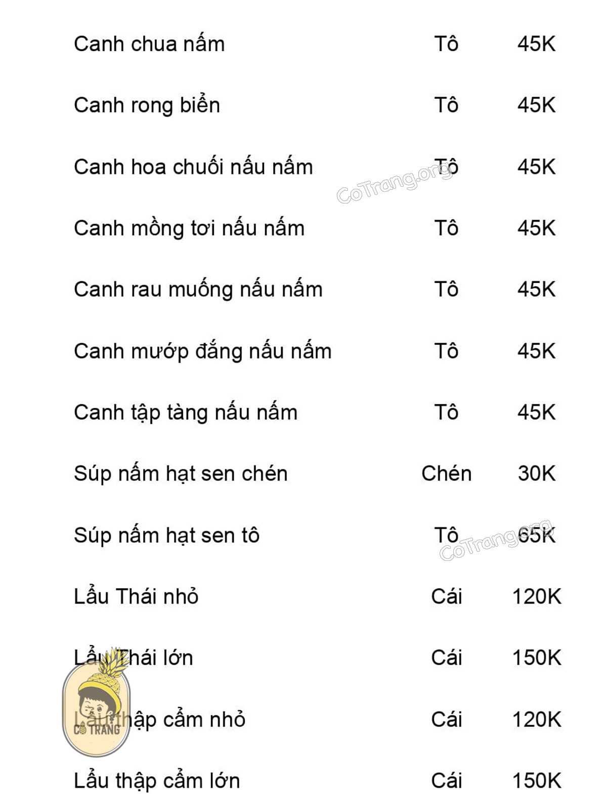 Nhà Hàng Chay An Định, Huế