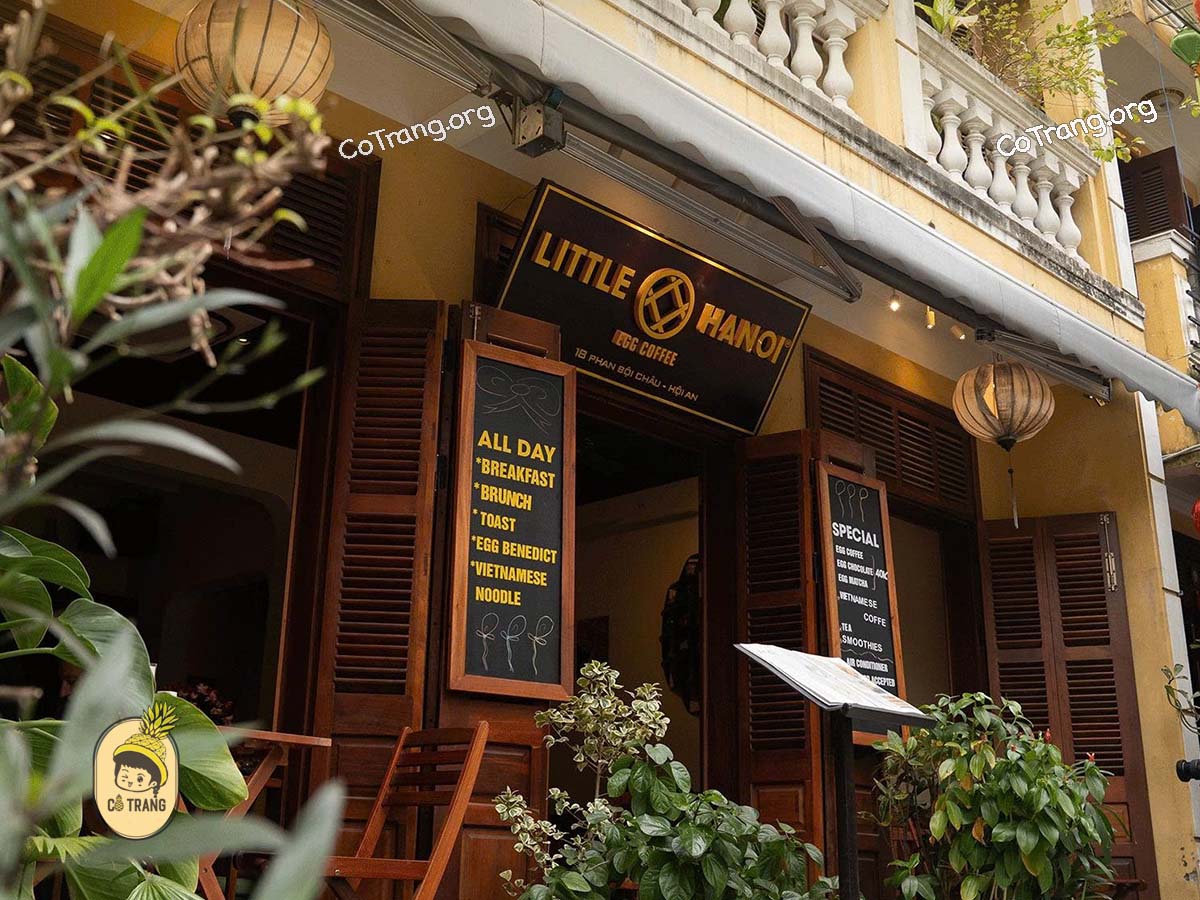 Little HaNoi Egg Coffee Hội An - Quán cafe trứng ngon và đậm chất hoài cổ, menu, review