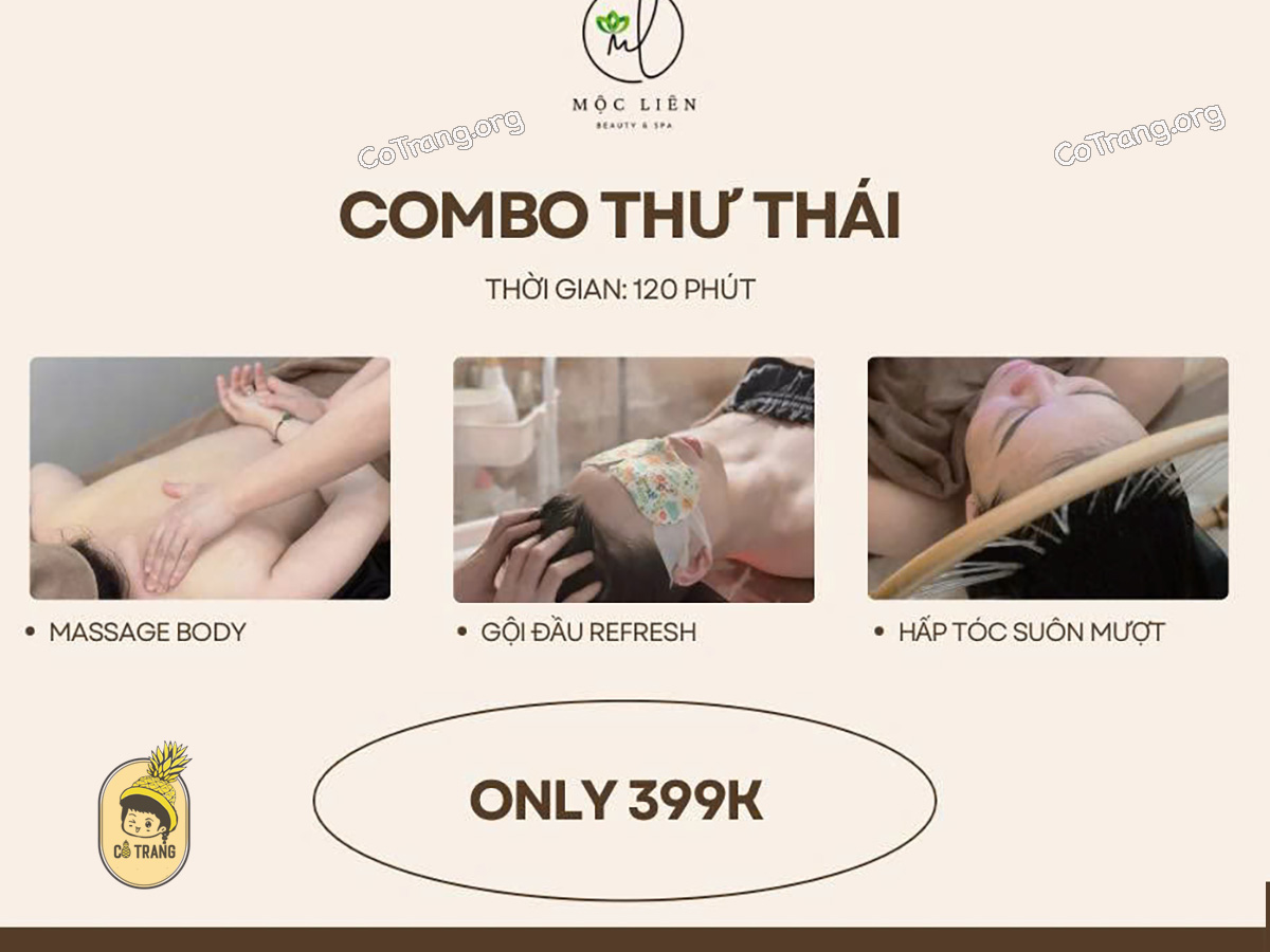 Các Dịch Vụ Tại Mộc Liên Spa, Đồng Hới