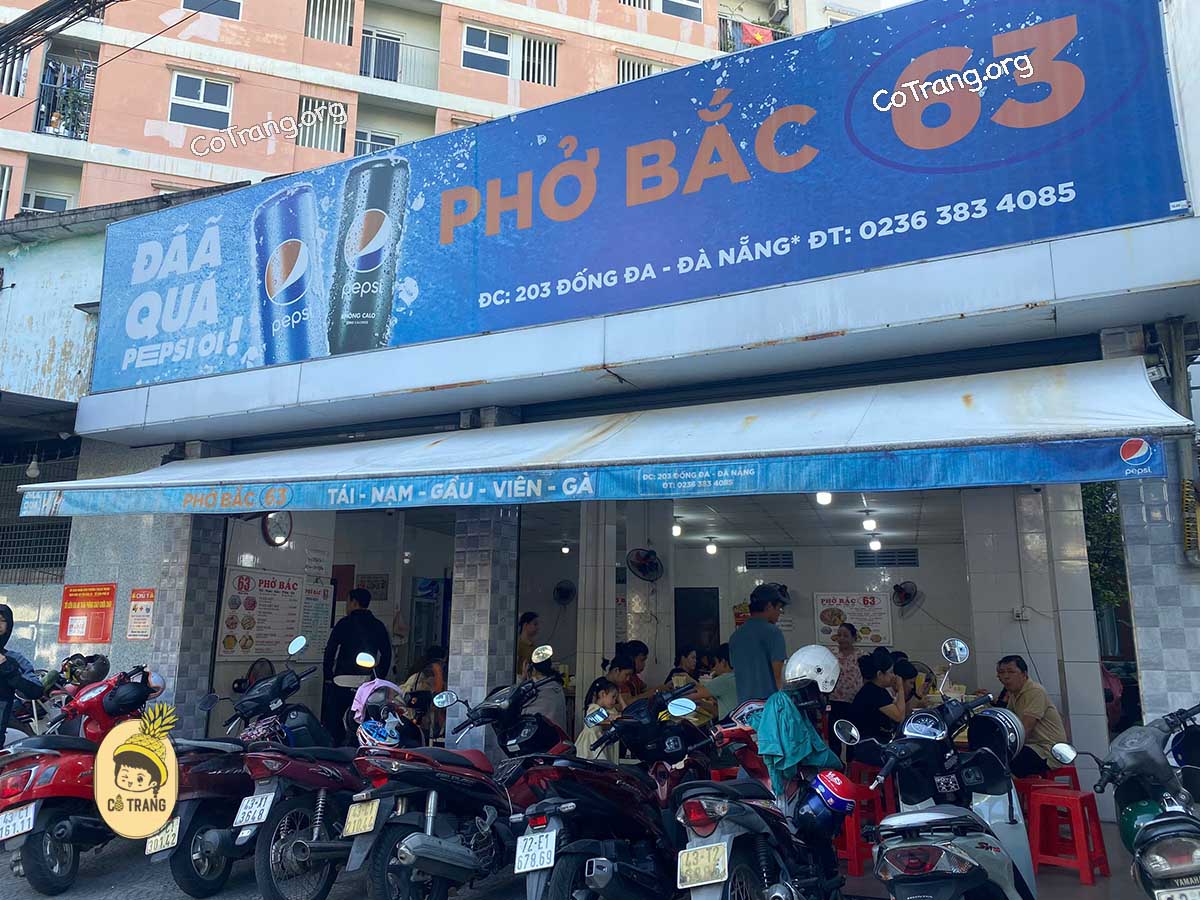 Không Gian Thực Tế Tại Phở Bắc 63 Đà Nẵng