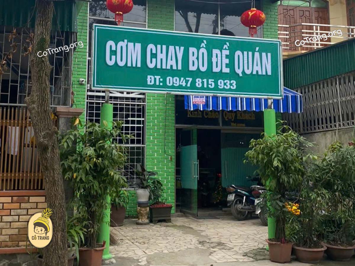 Quán Chay Bồ Đề - 20 Nguyễn Tài, Vinh, Nghệ An