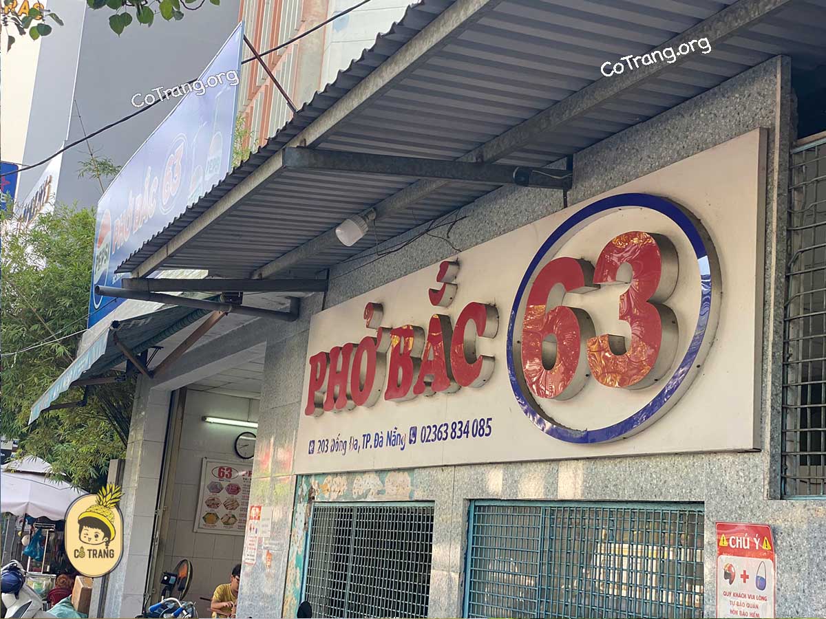Không Gian Thực Tế Tại Phở Bắc 63 Đà Nẵng