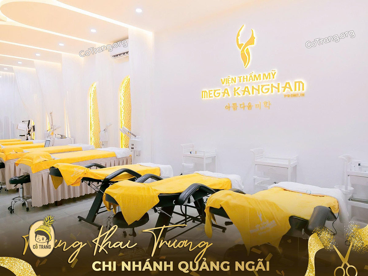 Không Gian Thực Tế Tại Viện Thẩm Mỹ Mega KangNam Quảng Ngãi
